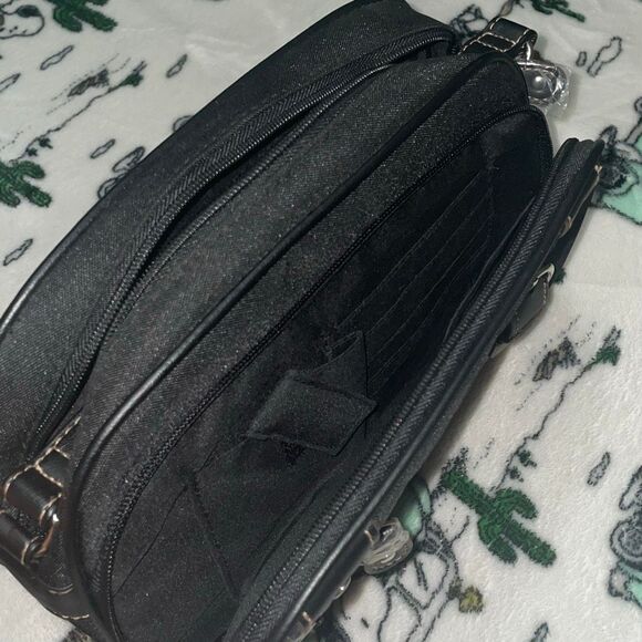 White stag black small messanger crossbody rectangular buckle bag new with tags - Picture 11 of 14